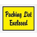 Officespace 4.5 x 6 in. 2 Mil Poly Yellow Packing List Enclosed Envelopes - Yellow - 6in. W x 4 1/2in. L OF3344814